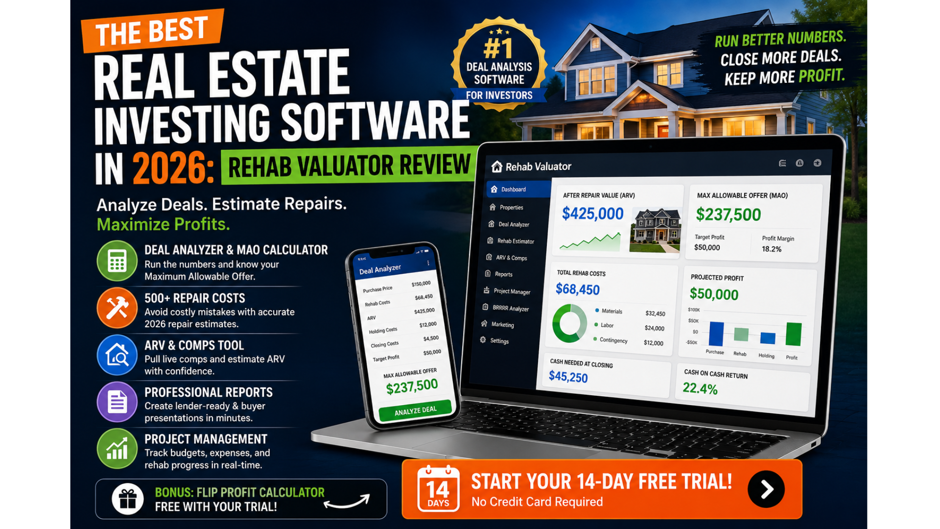 The Best Real Estate Investing Software in 2026: Rehab Valuator Review