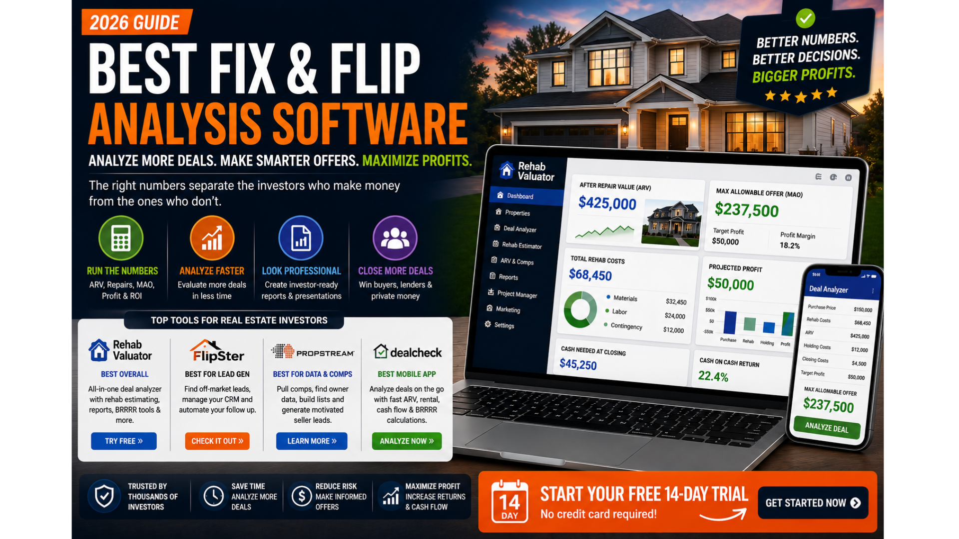 Fix-and-Flip & Rehab Analysis Tools best fix and flip analysis software