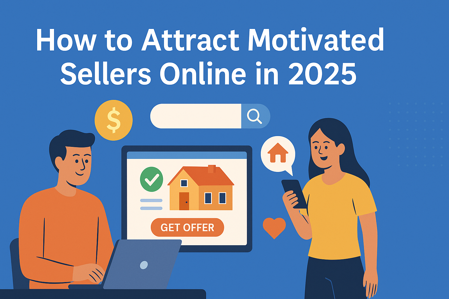 attract motivated sellers online 2025