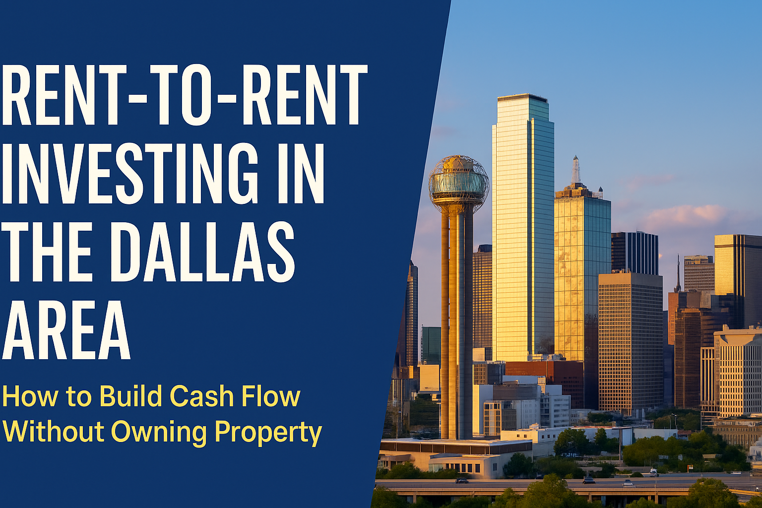 rent-to-rent investing Dallas area