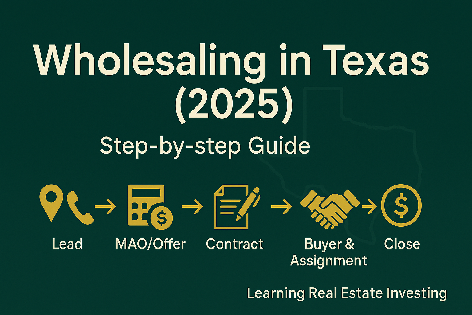 Wholesaling in Texas (2025): A Step-by-Step Guide for Your First Assignment