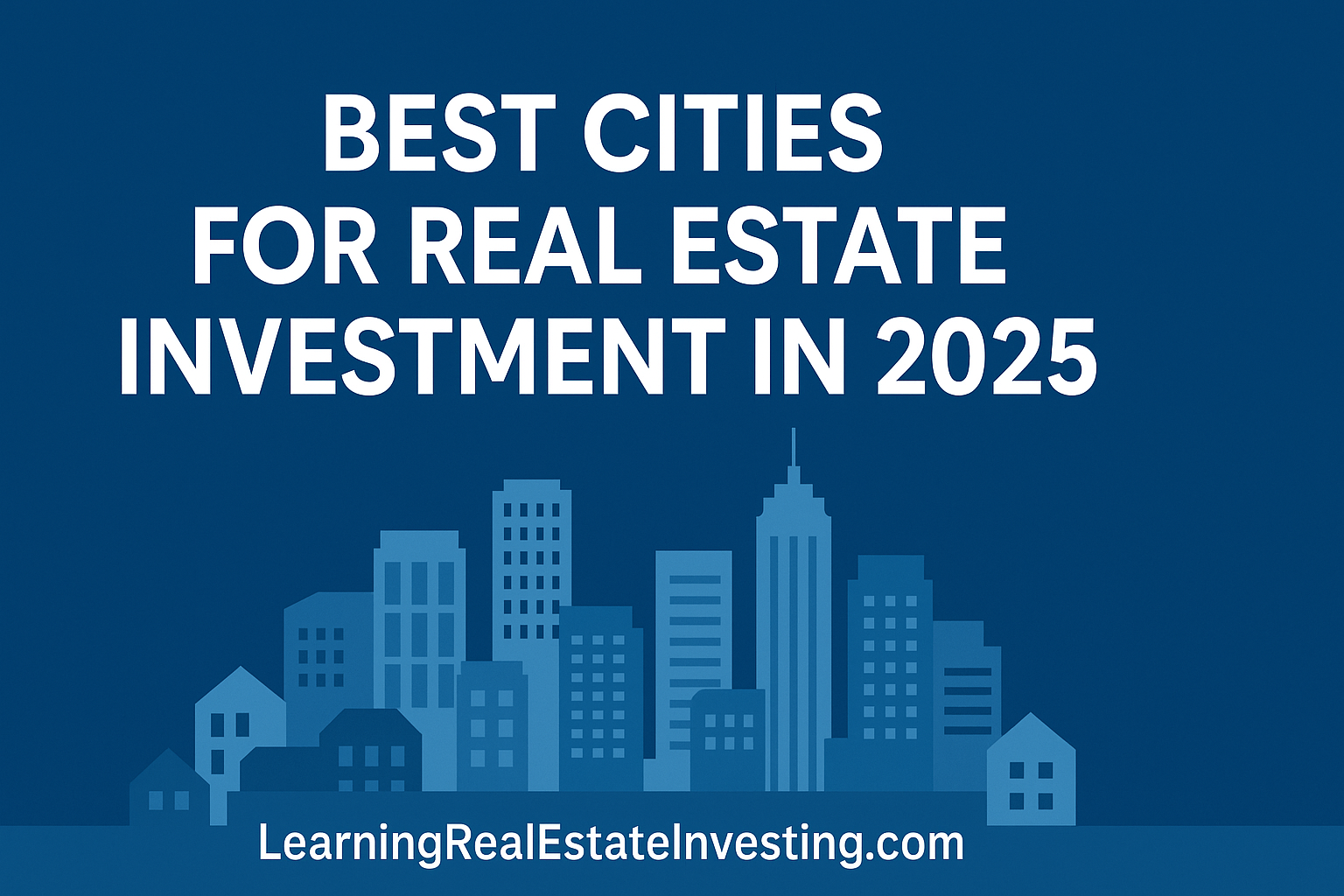 Best Cities/Regions for Real Estate Investment in 2025