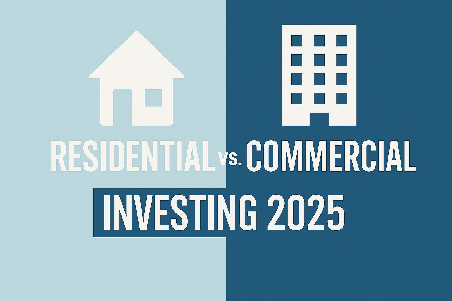 Residential vs. Commercial Real Estate Investing
