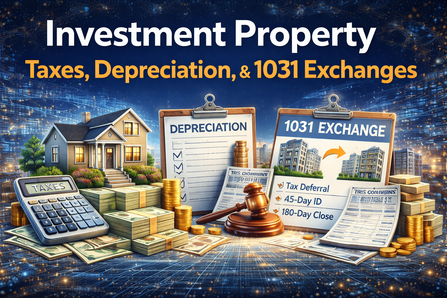 Investment Property Taxes, Depreciation, and 1031 Exchanges