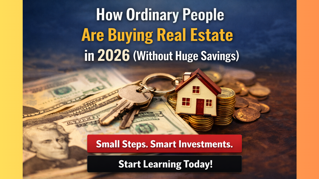 How Ordinary People Are Buying Real Estate in 2026 (Without Huge Savings)