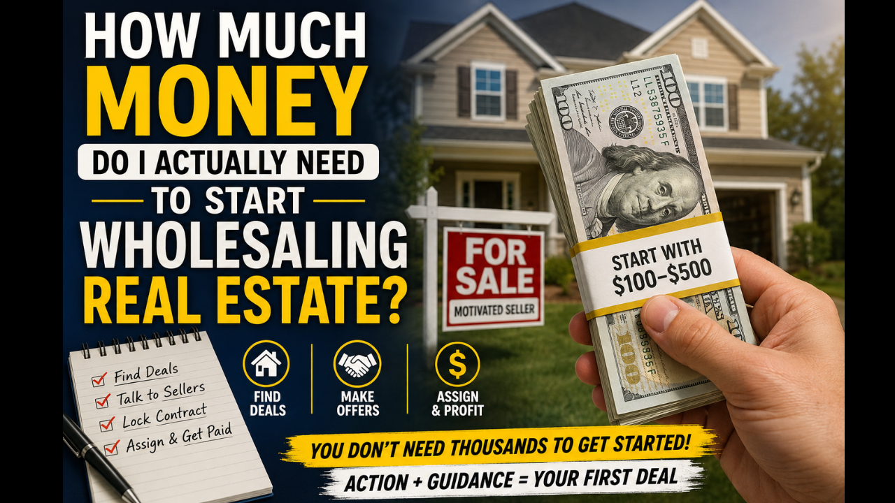 How Much Money Do I Actually Need to Start Wholesaling Real Estate?