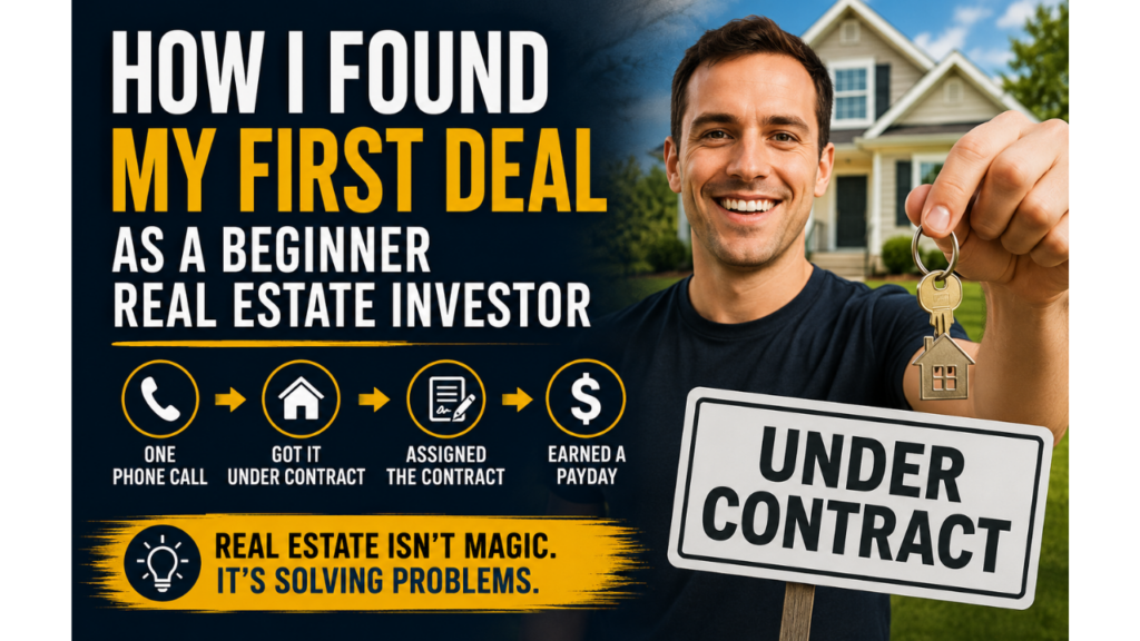 How I Found My First Deal as a Beginner Real Estate Investor