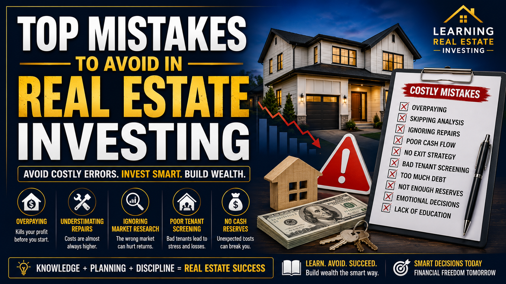 Top Mistakes to Avoid in Real Estate Investing (2026 Beginner’s Guide)