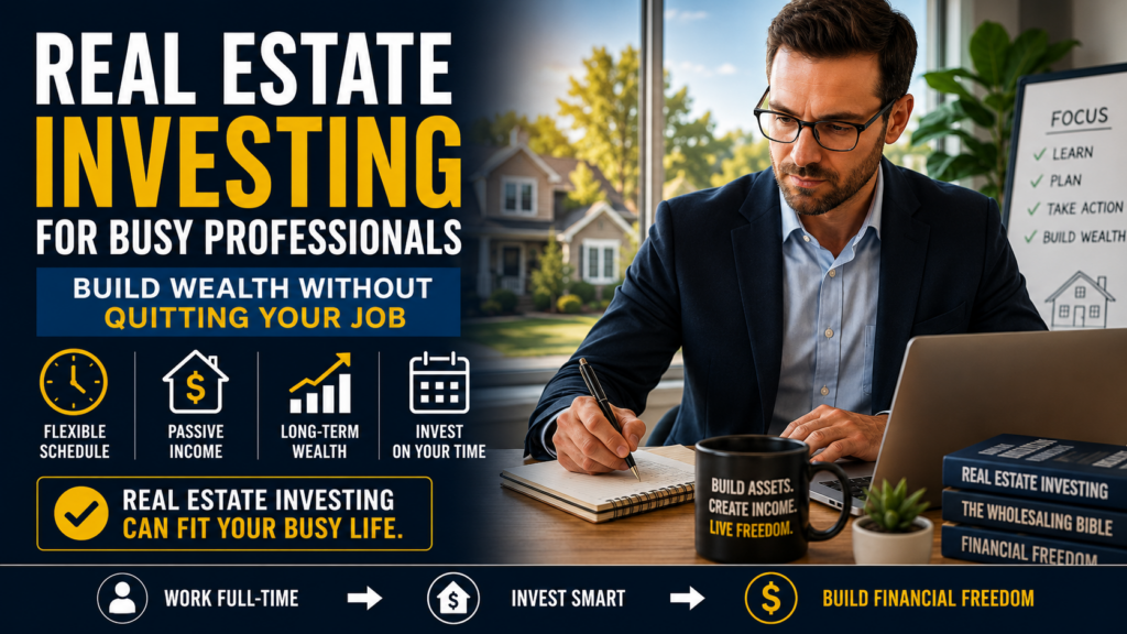 real esrtate investing for busy professionals