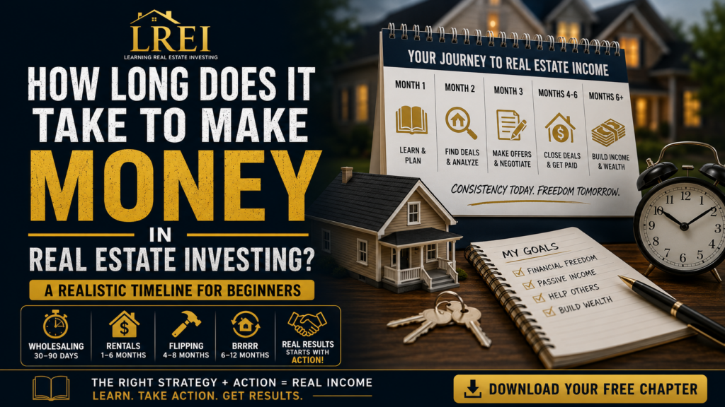 How Long Do It Take To Make Money In Real Estate Investing