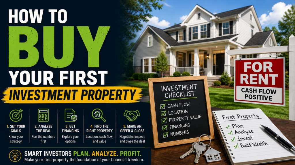 How To Buy Your First Investment Property