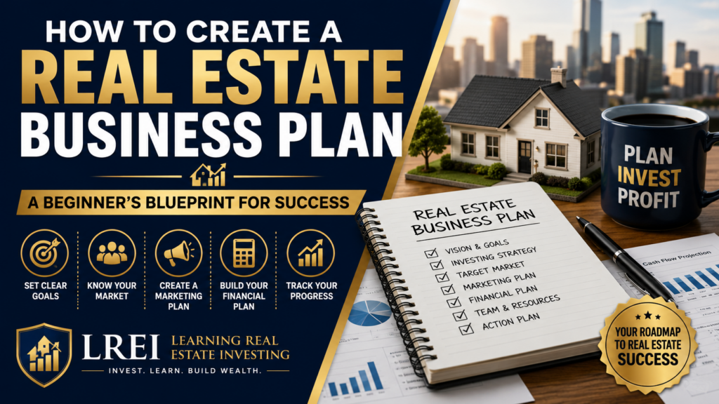 How To Create a Real Estate Business Plan A Beginner