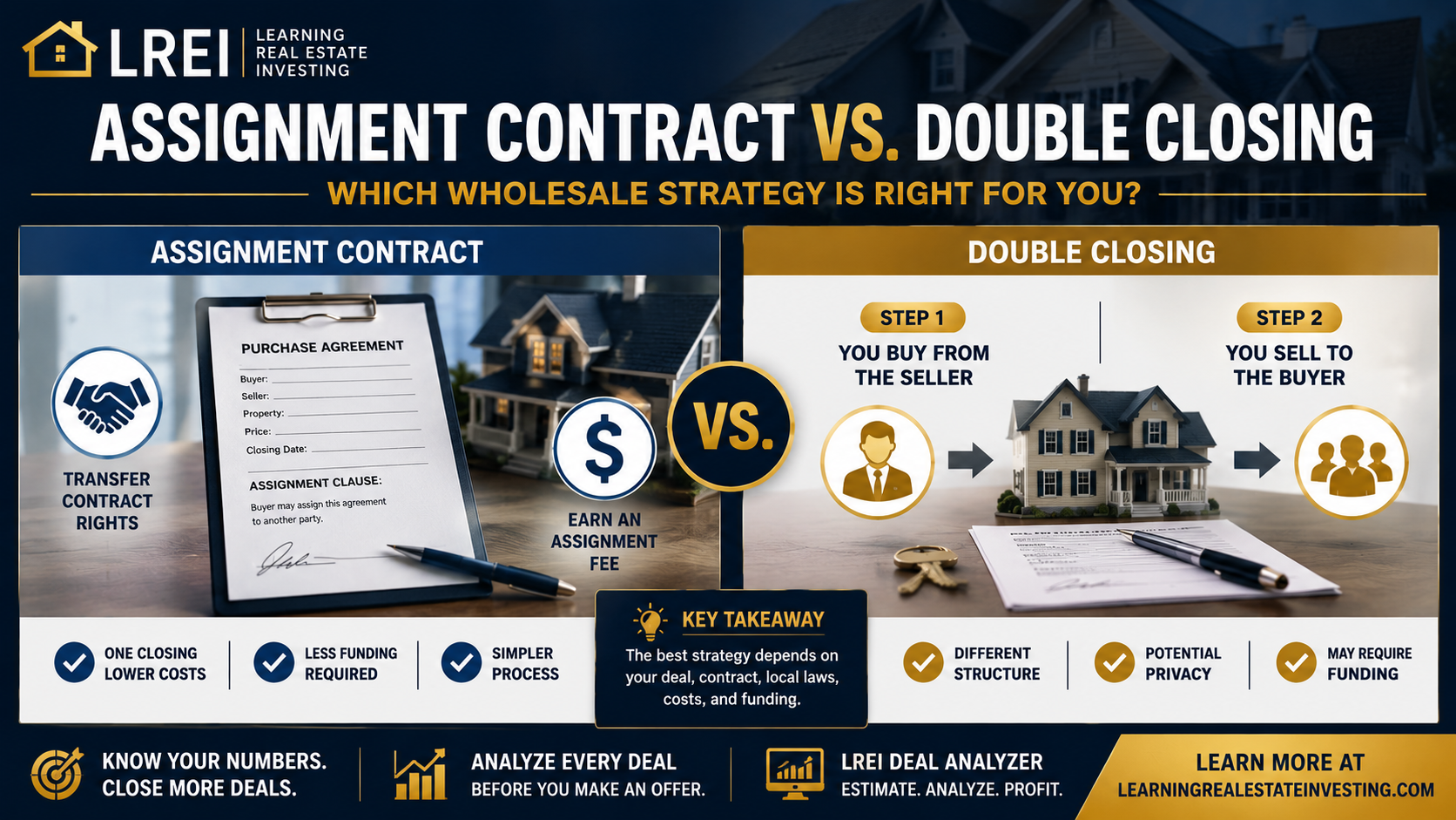 Assignment Contract vs. Double Closing: Which Wholesale Strategy Is Right for You? (2026)