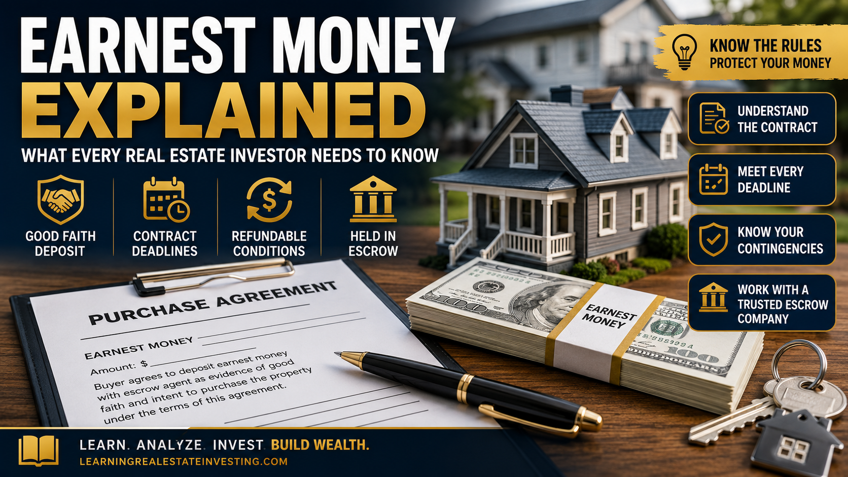 Earnest Money Explained: What Every Real Estate Investor Needs to Know (2026)