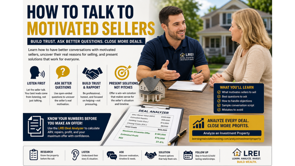 how to talk to motivated sellerss